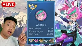 🔴 LIVE MABAR VIP GUSTIRAH CHANG'E  #mobilelegends #shorts #mlbb #gustirah #topglobal