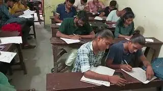 Individual Maths ( %#01) ka Online Test dete huye BMC Students.....