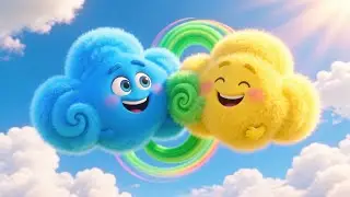 Learn Colors in the Sky 🌤️🌈 Fun Kids Song | Toddler Learning Adventure