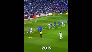 RONALDO FREE KICK EVOLUTION 😎