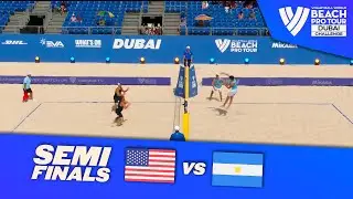 Crabb / Lotman vs. Capogrosso T. / Capogrosso N. - Semi Final Highlights Dubai 2022 #BeachProTour