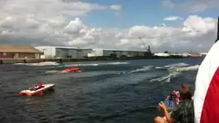 World champion water ski race at Gent