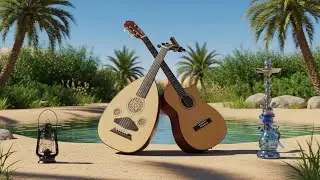 Happy Focus Beats – Medium-Fast Spanish Guitar and Oud for Study