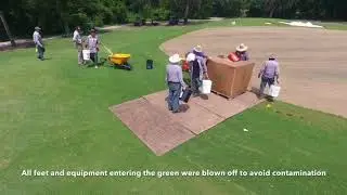 Champions Golf Club Cypress Creek Green and Bunker Restoration Project