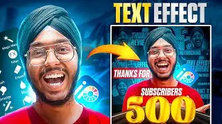 VIRAL POSTER TEXT EFFECT | HOW TO MAKE TEXT EFFECT FOR POSTER | IBIS PAINT X TEXT EFFECT TUTORIAL