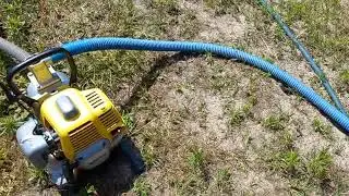 Benzinmotoros szivattyú jàratása
