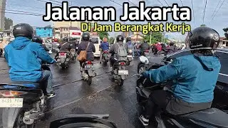 Suasana Jalanan Jakarta Di Jam Berangkat Kerja !! | Real Life Motovlog