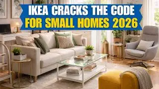 ⁠IKEA Cracks the Code for small Living Room, Bedroom & Kitchen Ideas