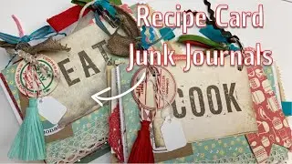 Recipe Card Junk Journal Flip Through!
