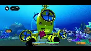 Eu fui de submarino nadando no oceano também
