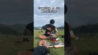 The life we all want disconnected from the world  #camping #kashmir #serene #penguin #mountainlife