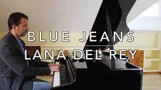 Blue Jeans - Lana del Rey - Piano cover by Jes&uacute;s Acebedo (with lyrics on screen)