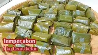 RESEP LEMPER BAHAN 1 KG BERAS KETAN,COCOK UNTUK IDE JUALAN ATAU ISIAN SNACK BOX