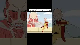 Saitama Vs Colossal Titan ☠️🔥 #anime #edit #popular #shorts #short #video #viralvideo #viralshorts