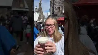 ВПЕРВЫЕ ПРОБУЮ СЛИВОЧНОЕ ПИВО 🤩🤯 #сливочноепиво #universalstudios #foodie #harrypotterworld