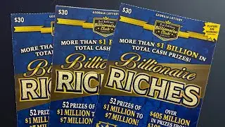 Beat the odds‼️ Last 3 hangin&rsquo; ◼️ Billionaire Riches 💰 Georgia lottery tickets 
