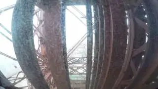 Blackpool tower lift and glass floor walk