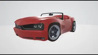 Muscle Car 3D Model