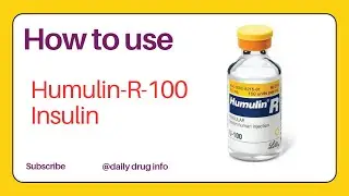 How to use insulin Humulin-R | What is Humulin R | Insuget-R | Type1 diabetes in Urdu/Hindi