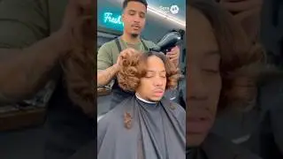 Barber's Secret to Perfect Volume & Shape 💪 #barbershop #haircut #technique