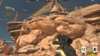 Star Wars Battlefront Beta Single Player - Chief Style