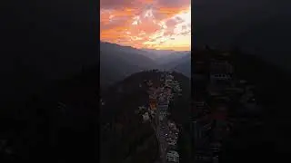 Sunset Drone Over Lalashan