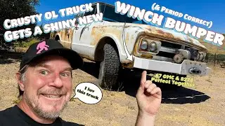 Dirt Daily. The '67 GMC gets a Retro Winch Bumper