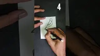 A Bird🐦#shorts#youtubeshorts #art#satisfying#Deepak Easy Experiment✍️