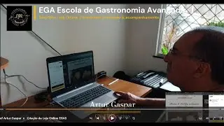 Chef Artur Gaspar  x   Cria&ccedil;&atilde;o da Loja Online EGAS