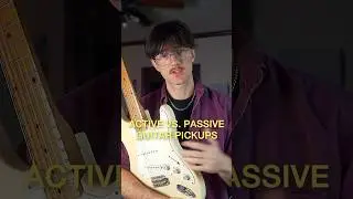 Active vs. passive pickups #guitarist #guitar #guitartalk #beginnerguitar #guitarpickups #guitargear