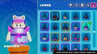 Fall Guys Fame Pass May '25 - Day 55: Ninja Mew Does Some Bonus Tricks!