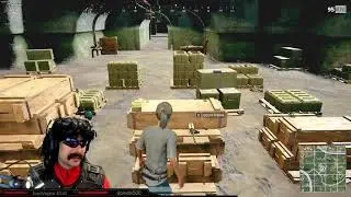 DrDisrespect Teleporting PLAYERUNKNOWN'S BATTLEGROUNDS