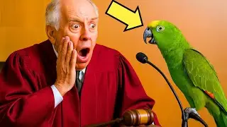 IN COURT, PARROT SAVES EMPLOYEE FROM BUSINESSMAN'S FALSE ACCUSATION WITH JUST ONE SENTENCE&hellip;