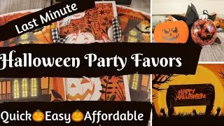 Last Minute Halloween Party Favors 🎃🎃🎃Quick budget friendly ideas🎃🎃🎃