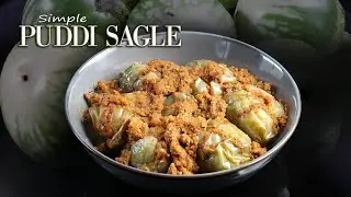 Gulla Puddi Sagle | ಬದನೇಕಾಯಿ ಎಣ್ಣೆಗಾಯಿ | Stuffed Eggplant | Simple Cooking With Radhika