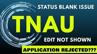 Tnau correction process 2021 | tnau admission 2021 | tnau counselling 2021 | tnau online apply |tnau