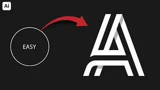 Letter A Logo Design in Illustrator | Easy Techniques for Beginners & Experts