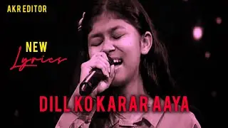 DILL KO KARAR AAYA | NEW LYRICS | LAISEL RAI | #viral #trending #youtube #hindi #hindisong #love