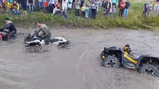 STELS 800 GUEPARD VS BRP XMR VS ARTICAT MUD PRO 2 заезд