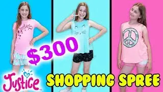 $300 SHOPPING SPREE AT JUSTICE! 😱Summer Outfit Ideas For Tween Girls!!