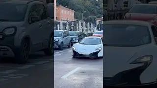 White McLaren in Monaco 🇲🇨 #monaco #mclaren