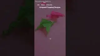 Origami Flapping Dragon#diy#origami#origamicraft#trending#trendingshorts#viralshorts#imaginedragons
