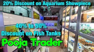 Flat Discount on Fish Tanks & Aquarium Showpiece at Pooja Trader