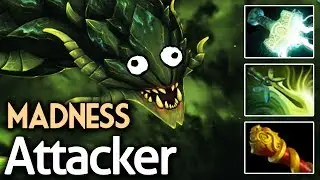 Madness Viper Solo Mid by Attacker with Mjollnir MKB & Butterfly 7.06 Dota 2