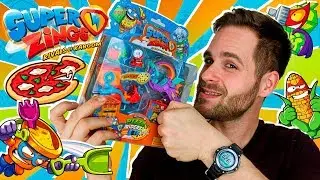 SuperZings Series 3 UNBOXING PIZZA RIDERS PACK MISSION 3 | Mega UNBOXING SuperZings en Pe Toys