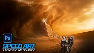 Creating sand storm of desert | PSMagic photoshop Manipulation