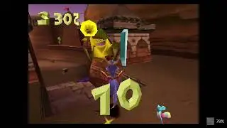 Spyro The Dragon (PS1) - RA 100% Playthrough (Part 9) - Dry Canyon