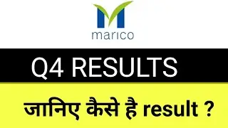 Marico Q4 Results ll marico latest news