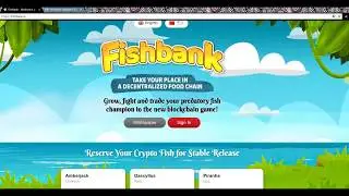 FISHBANK игра на которой можно заработать криптовалюту