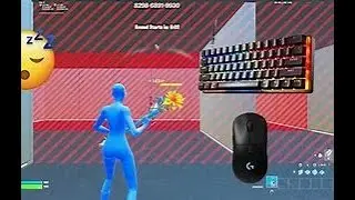Fortnite asmr + unboxing gaming mouse 😴⌨️🖱️ 🎉